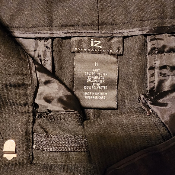 IZ Black Dress Pants Size 11 - Picture 3 of 3